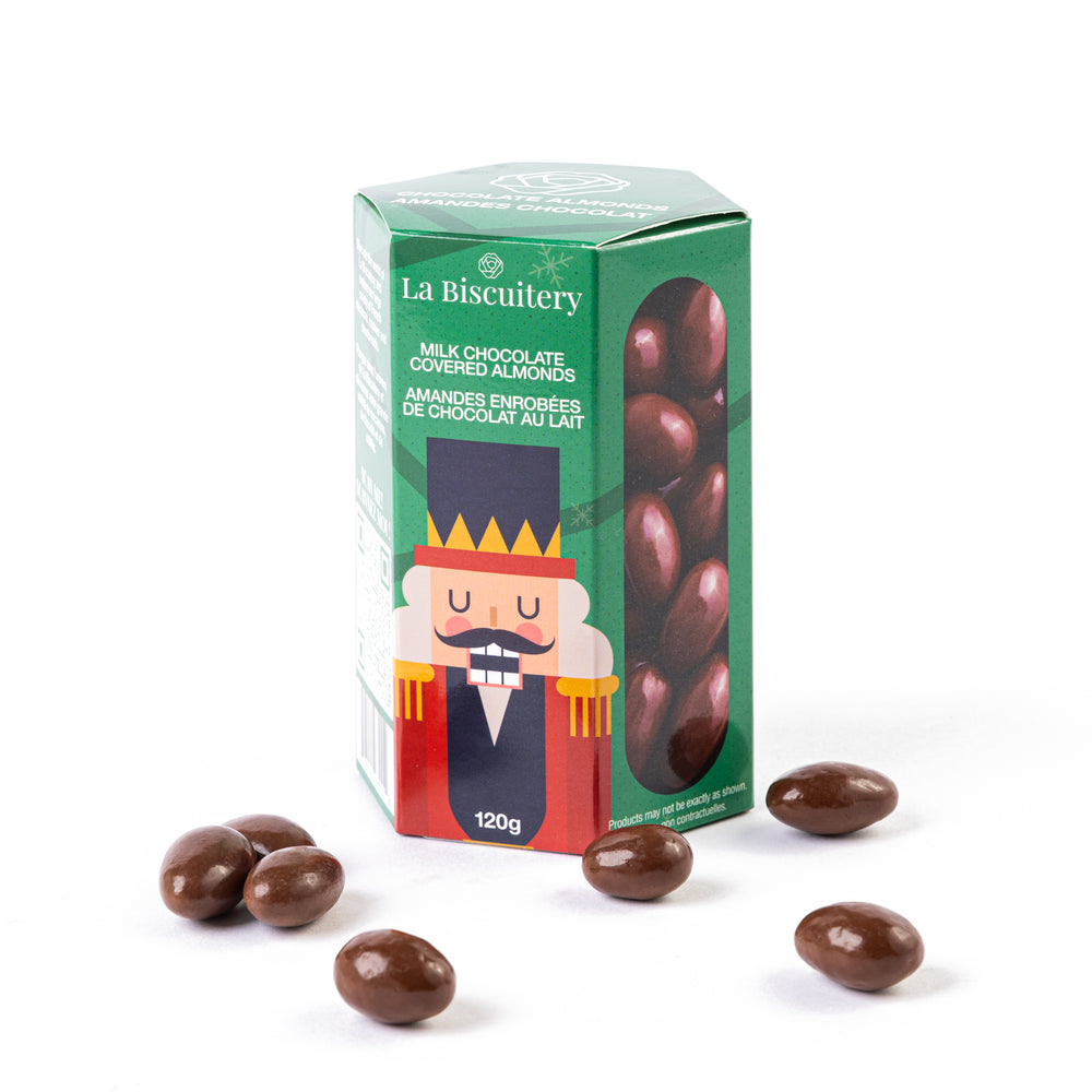 Milk chocolate covered Almonds - Christmas Edition
