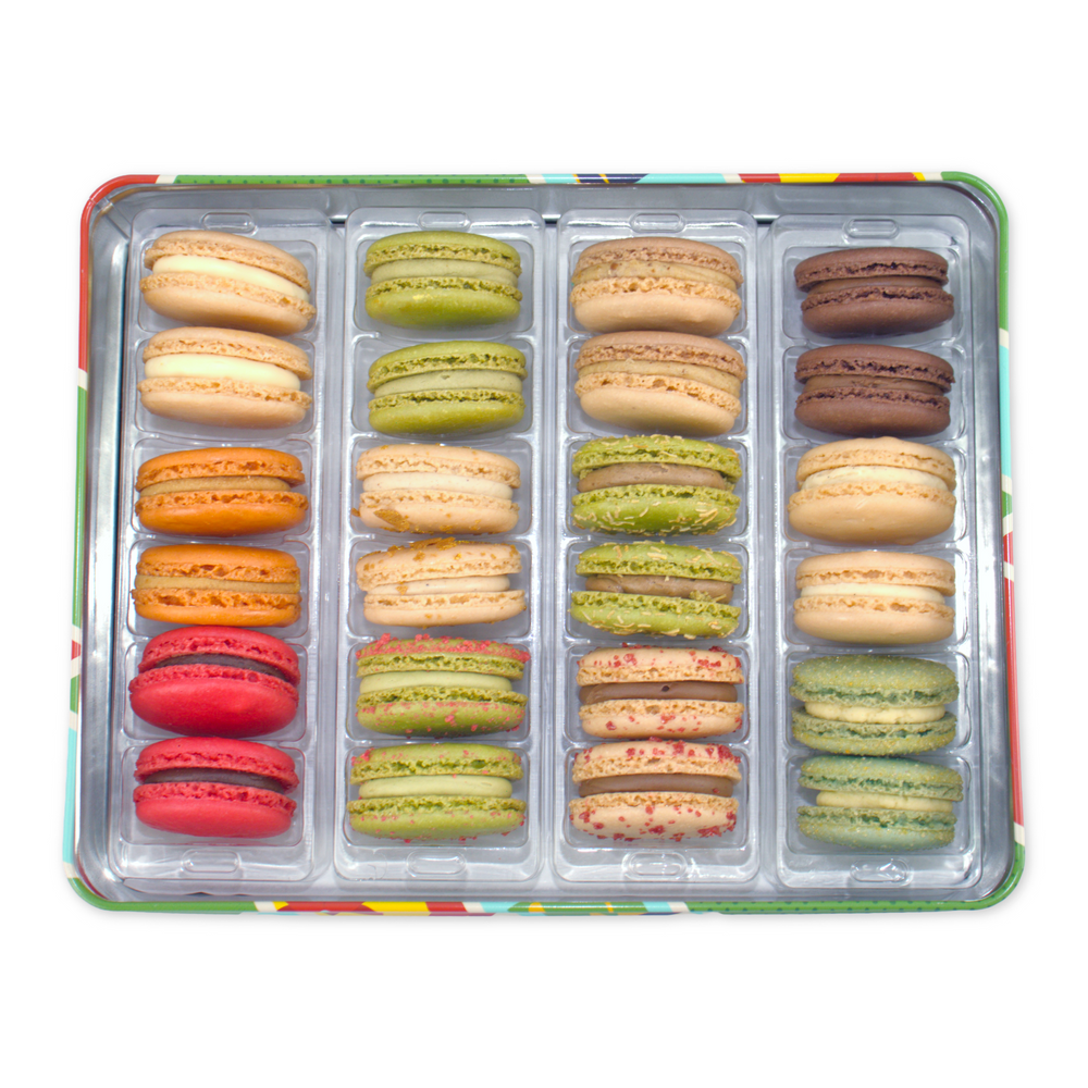 The Christmas Assortment - 24 Macarons Box