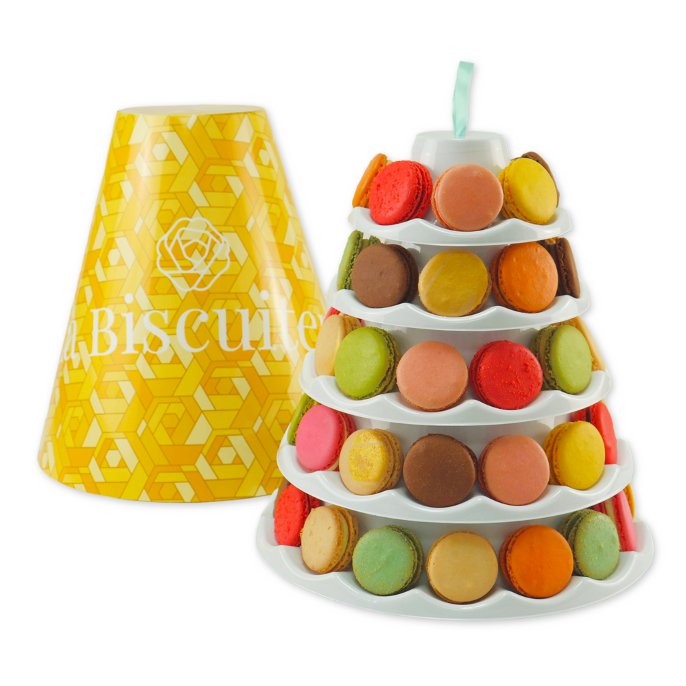 The 55 macarons tower