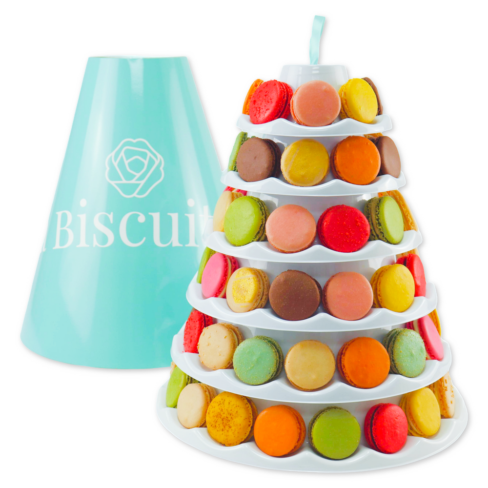 The 72 macarons tower
