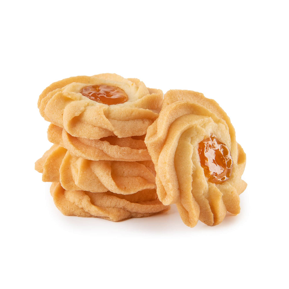 Apricot Jam Viennese Shortbread Cookies (12)